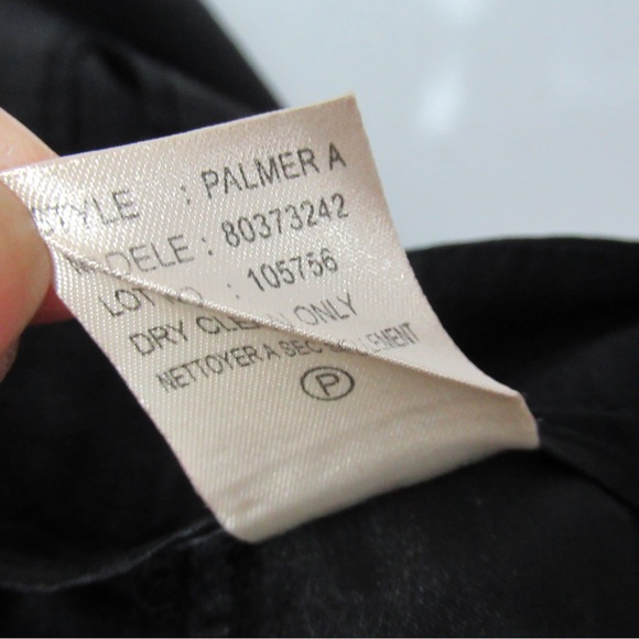 Theory Palmer A Linen Blend Ankle Pants Size 8 | Black - Picture 8 of 16